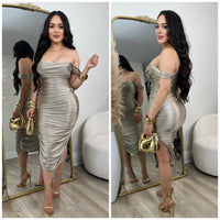Upscale Dress (Gold)
