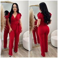 Marbella Jumpsuit (Red)