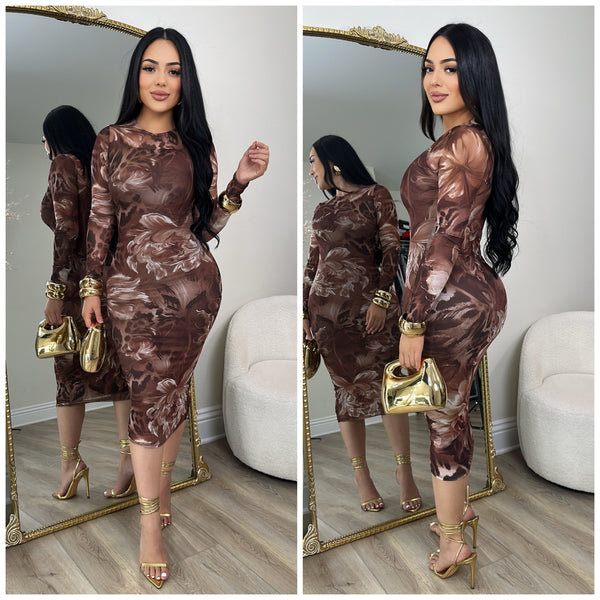 Natalie Mesh Dress