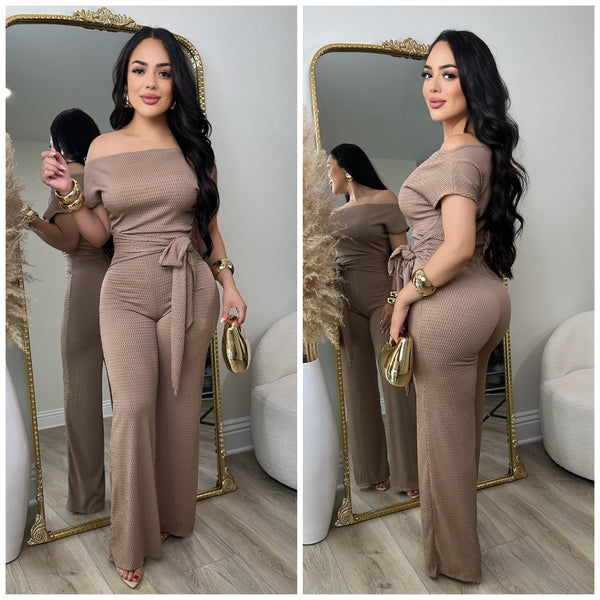 Janelle Jumpsuit (Mocha)