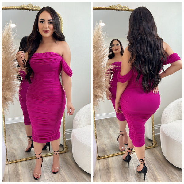 She's All That Dress (Fuchsia)