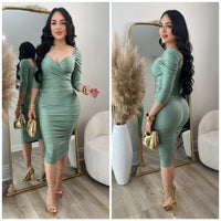 Yarely Dress (Sage)