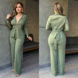 Devine Lace Set (Sage)