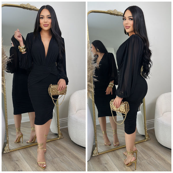 Fabulous Mesh Dress (Black)