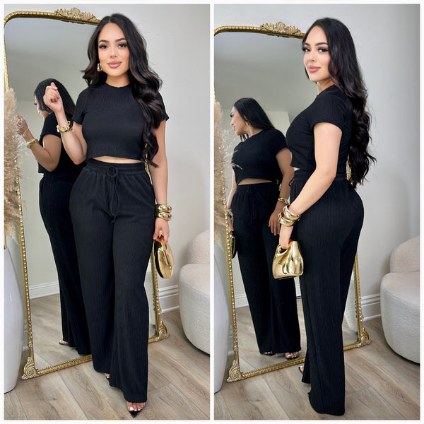 Yvonne 2 PC Set (Black)