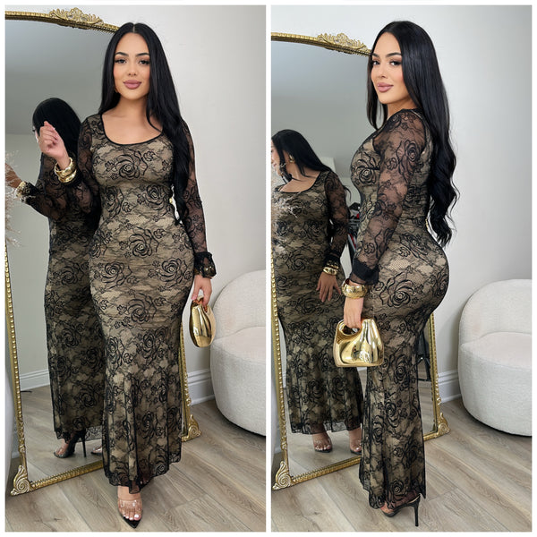 You're Mine Lace Dress