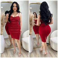 Perfect Affair Dress (Red)