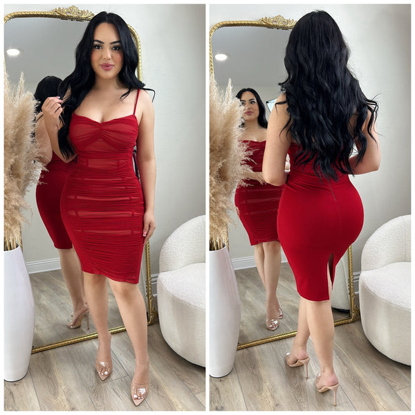 Perfect Affair Dress (Red)