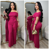 Janelle Jumpsuit (Fuchsia)