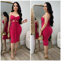 Alexis Dress (Fuchsia)