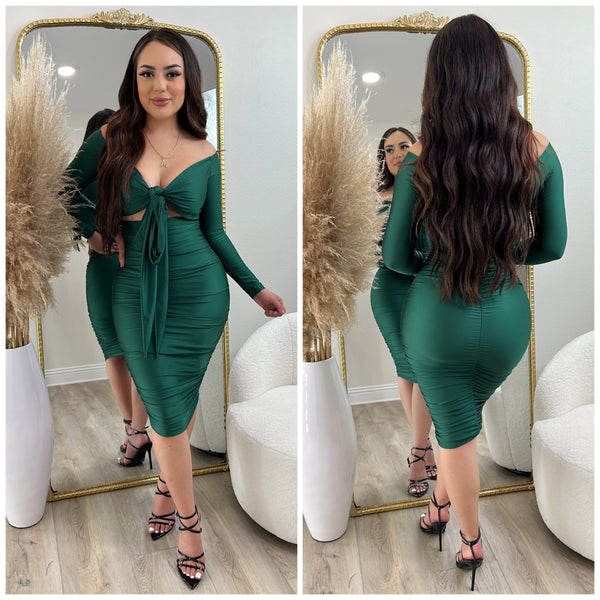 Must Have Dress (Hunter Green)