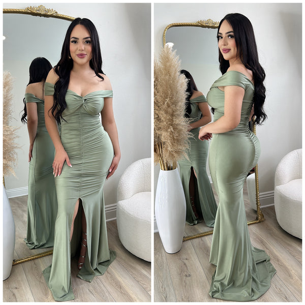 Gala Gown (Sage)