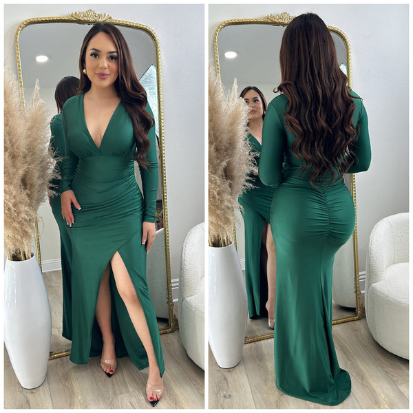 Pretty Moments Gown (Emerald Green)