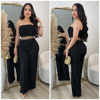 Sunny Season Jumpsuit (Black)