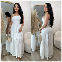 Alexandra Dress (Off White)