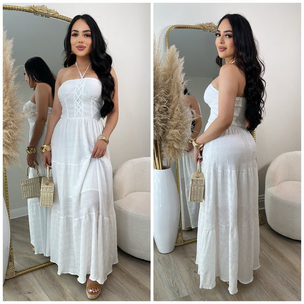 Alexandra Dress (Off White)