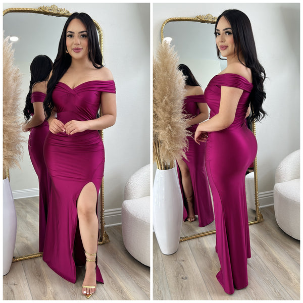 Formal Gown (Magenta)