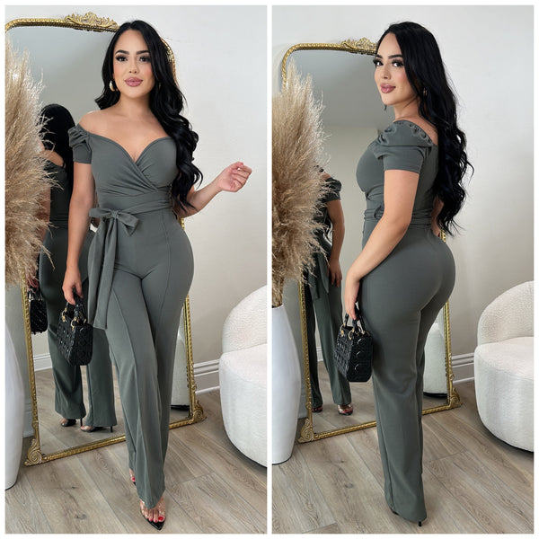 Sabrina Jumpsuit (Sage)