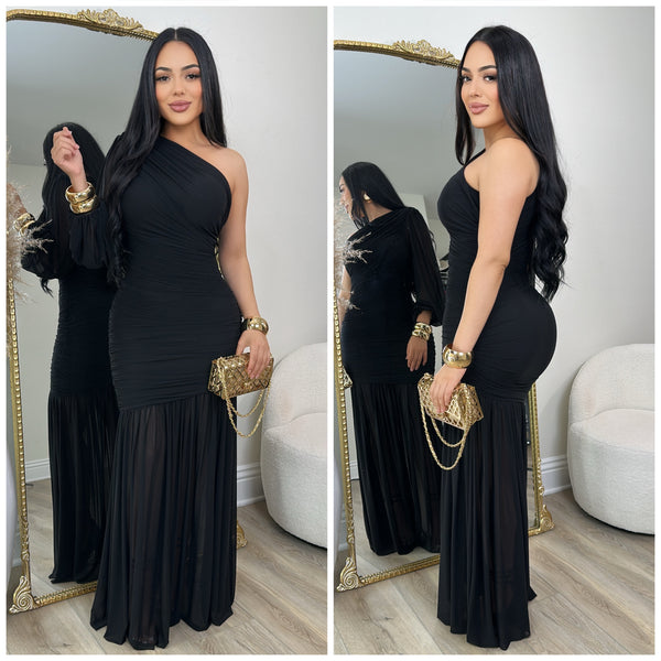 My Type Mesh Dress (Black)