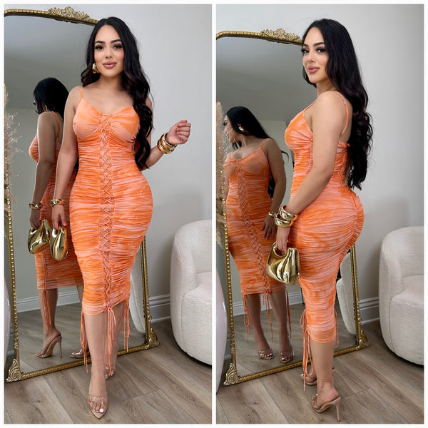 Aileen Dress (Orange)