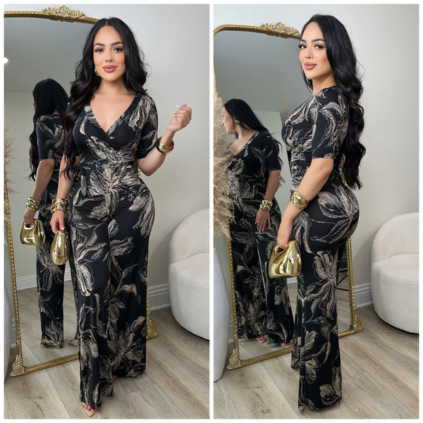 Tania Jumpsuit (Black)