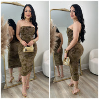 One of One Strapless Dress