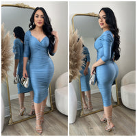 Yarely Dress (Light Blue)