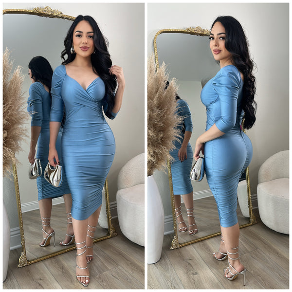 Yarely Dress (Light Blue)