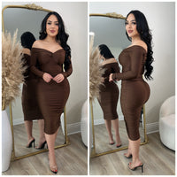 Brandy Dress (Brown)