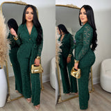 Devine Lace Set (Hunter Green)