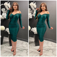 Brandy Dress (Emerald Green)