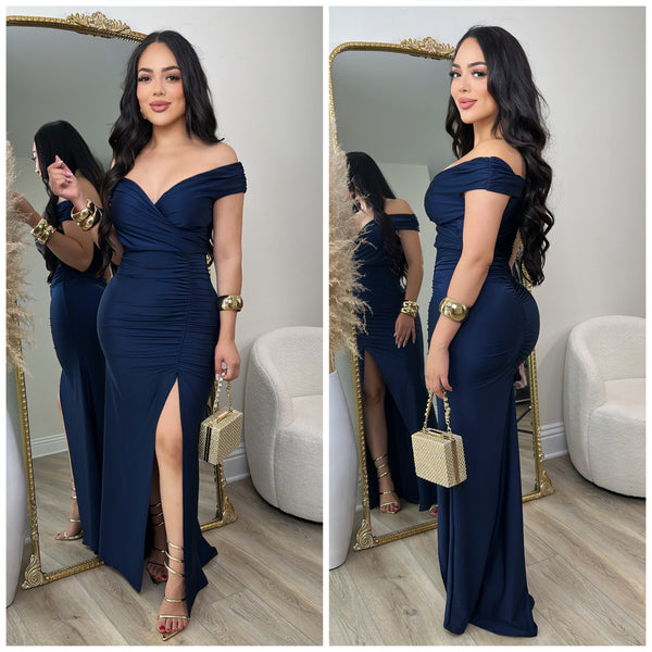 Bonita Gown (Navy Blue)