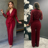 Devine Lace Set (Burgundy)
