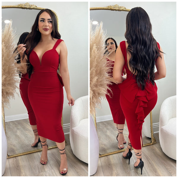 Yours Forever Dress (Red)