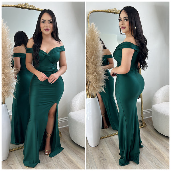 Formal Gown (Hunter Green)