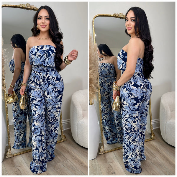 Island Bliss Jumpsuit (Blue)