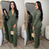 Devine Lace Set (Sage)