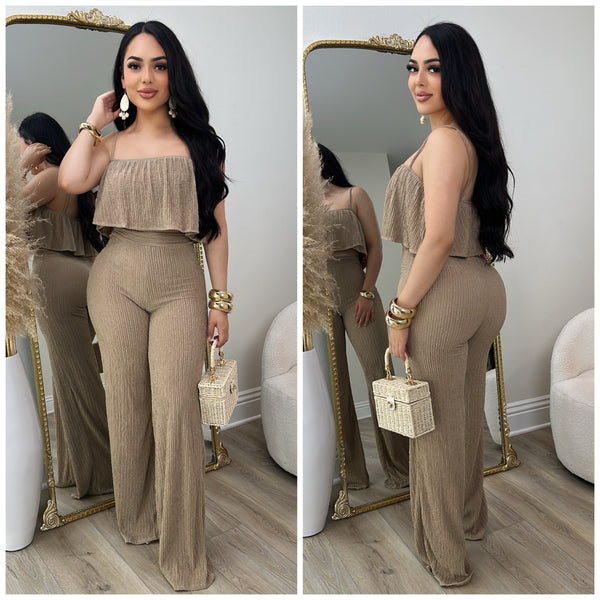Weekend Ready 2 PC Set (Taupe)