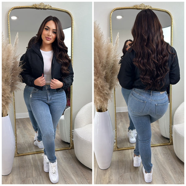 Puffer Jacket (Black)