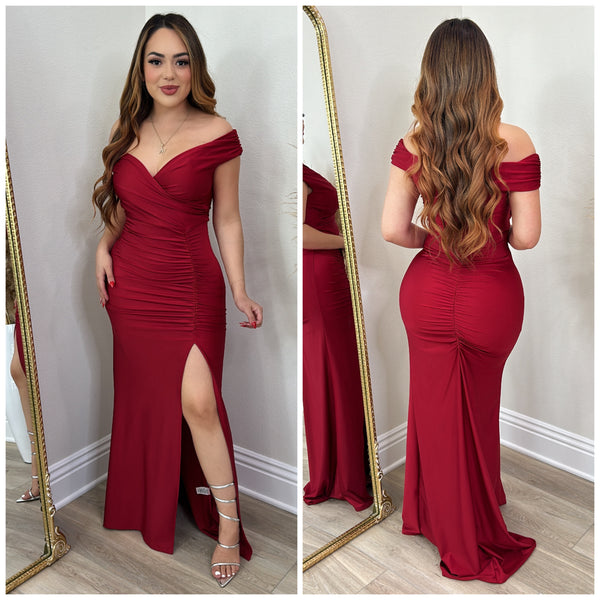 Bonita Gown (Ruby Red)