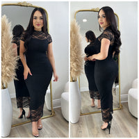 Pretty Lady Lace Dress (Black)