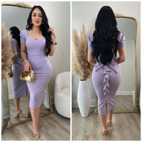 Coquette Bow Dress (Lilac)