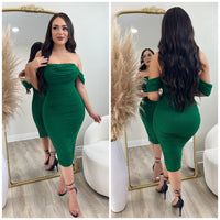She's All That Dress (Pine Green)