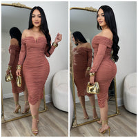 Perla Dress (Mauve)