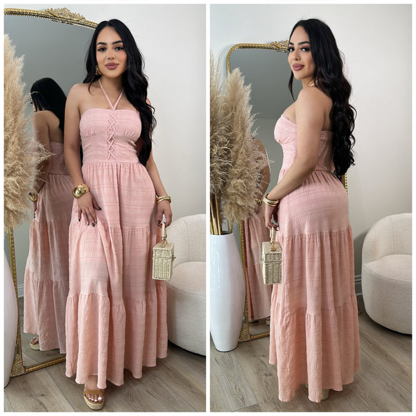 Alexandra Dress (Pink)