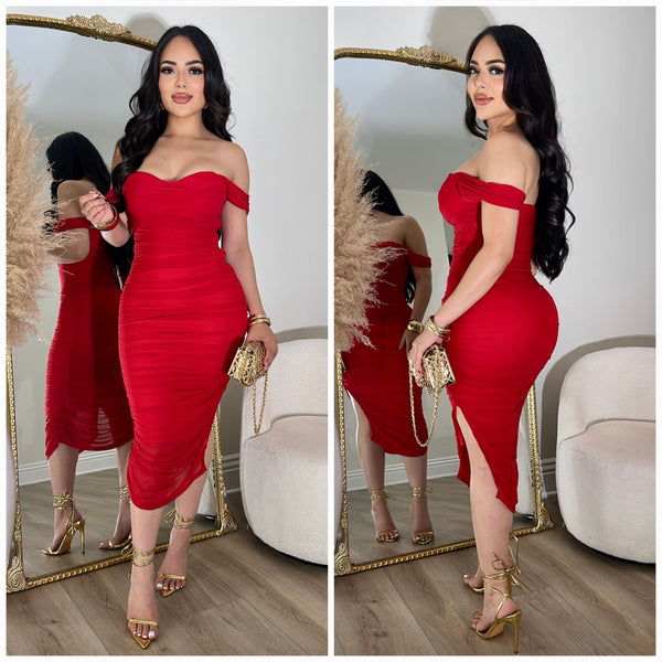 Bianca Dress (Red)