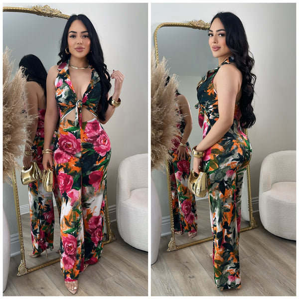 Floral Jumpsuit