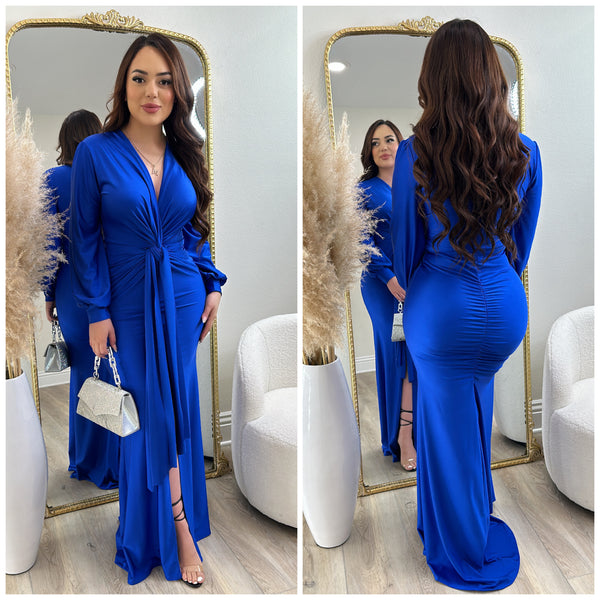 Simple Elegance Gown (Royal Blue)