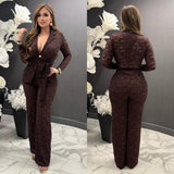 Devine Lace Set (Brown)