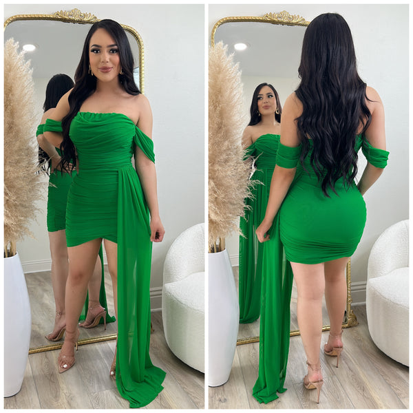 Beauty Mesh Dress (Green)